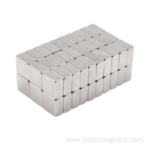 Strong Permanent NdFeB block magnet 10x10x5mm, N35